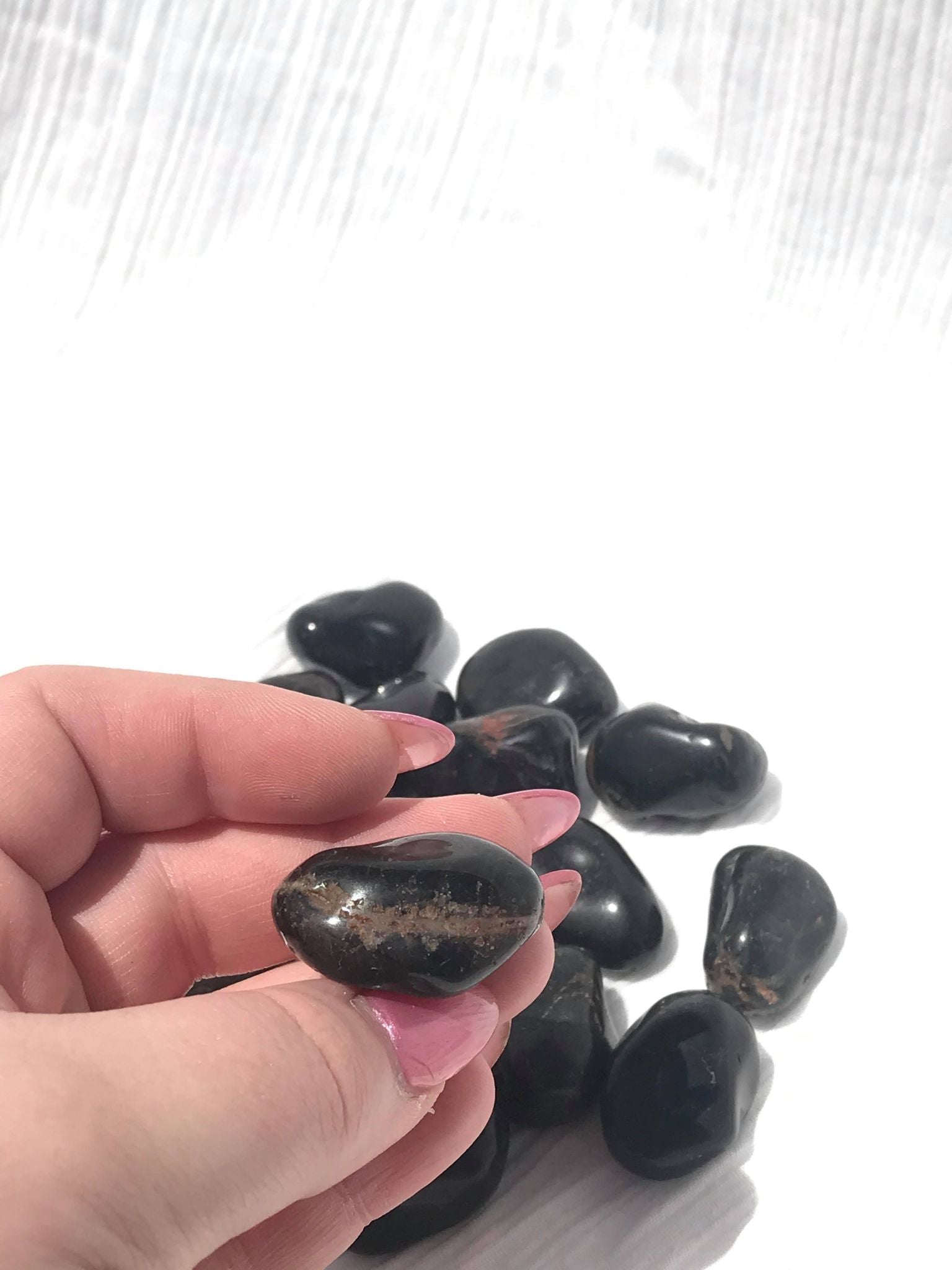 Black Tourmaline Tumble - large