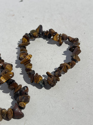 Tigers Eye Chip Bracelet