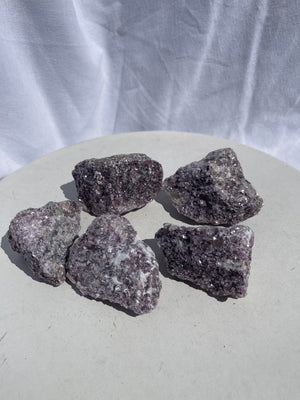 Lepidolite Rough - Medium