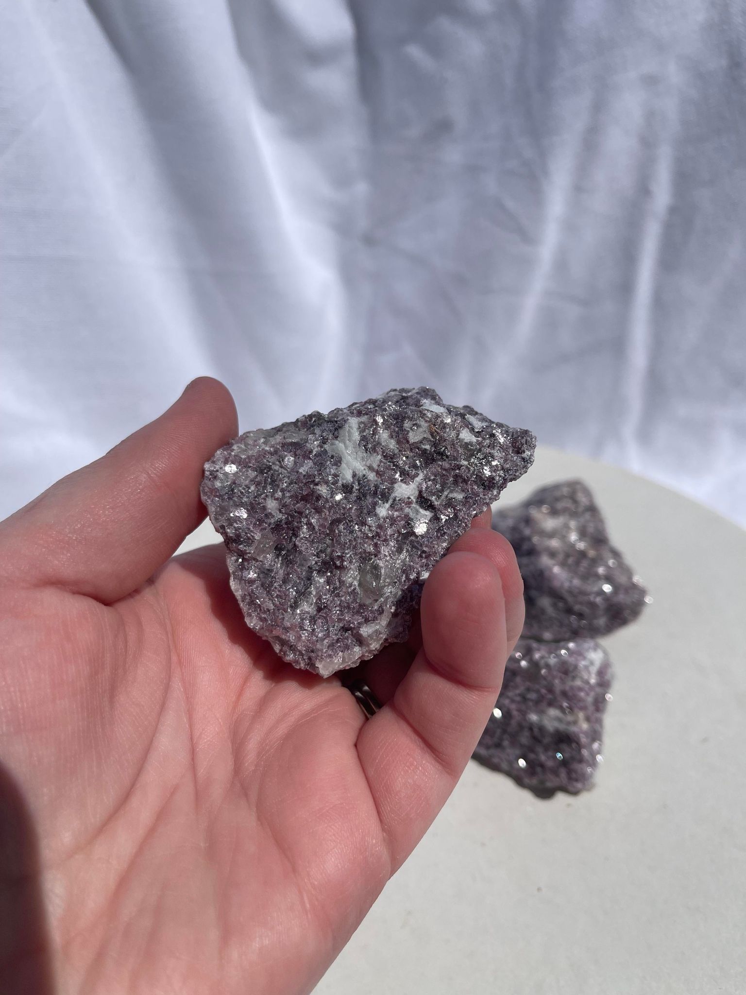 Lepidolite Rough - Medium