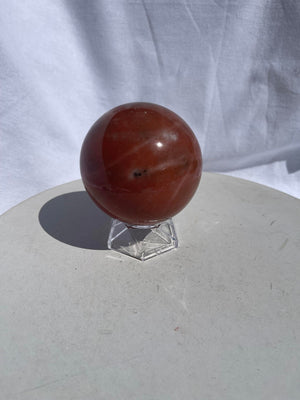 Peach Calcite Sphere
