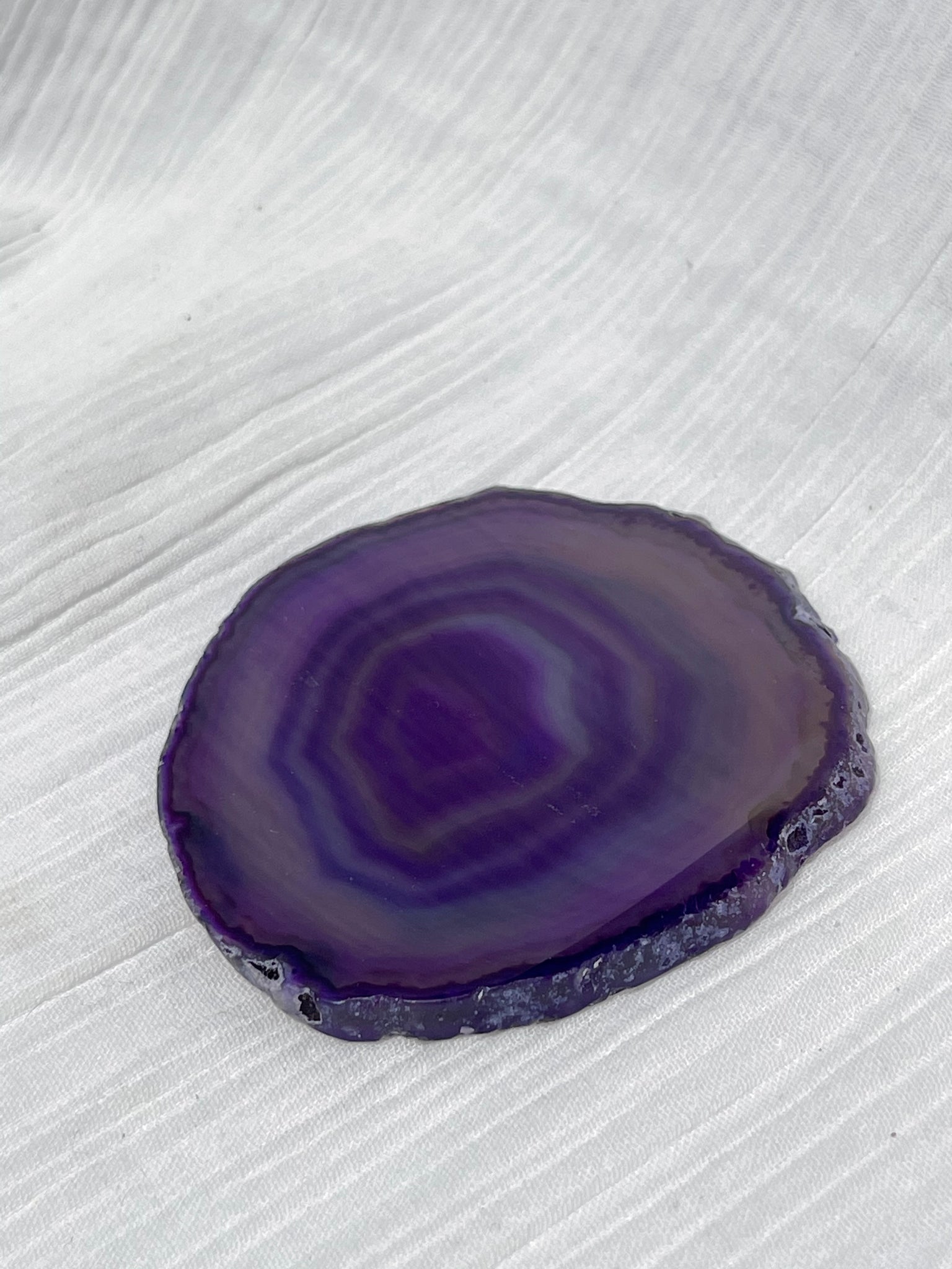 Purple Agate Slice Slab