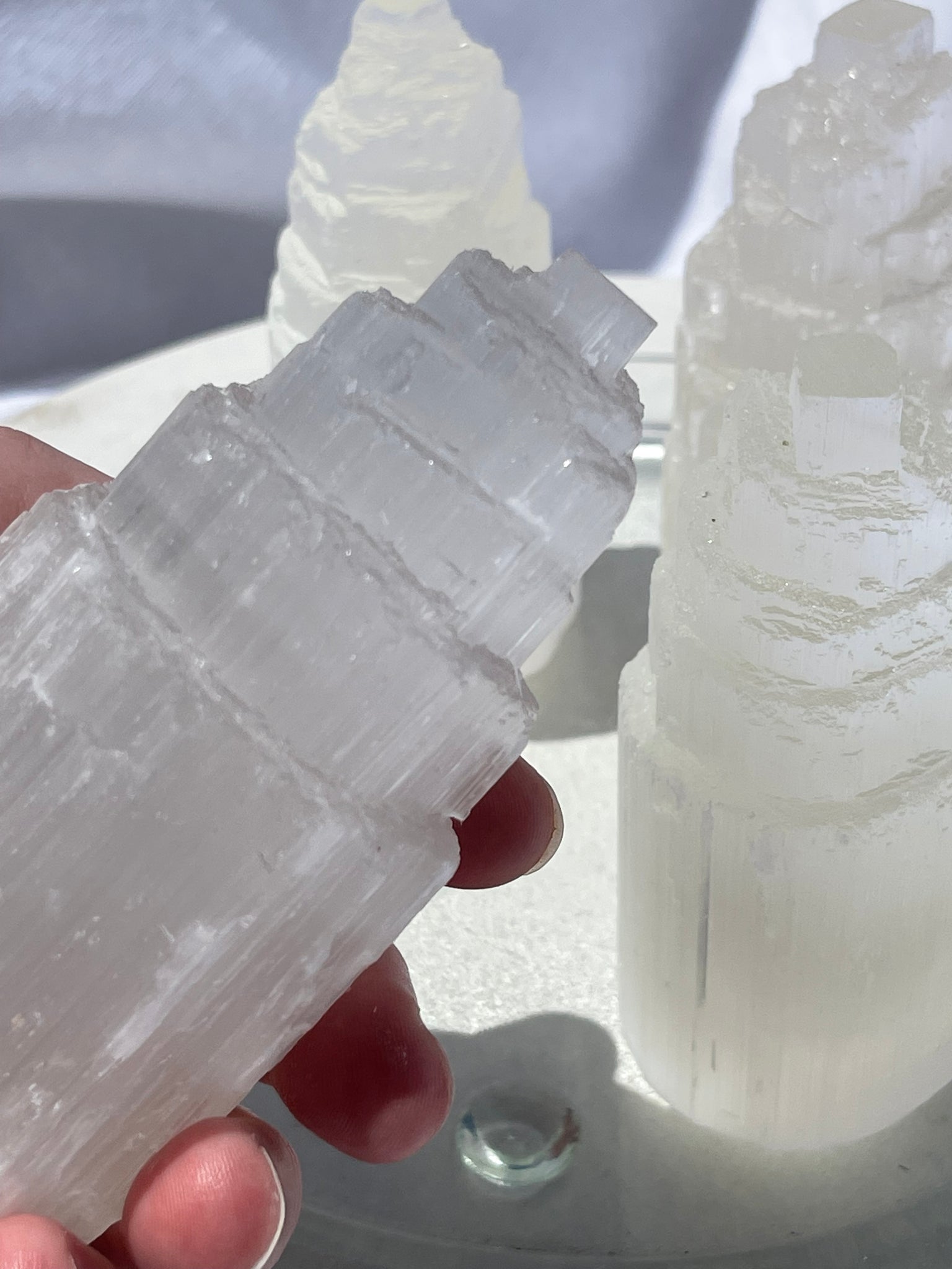 Selenite Tower - Small