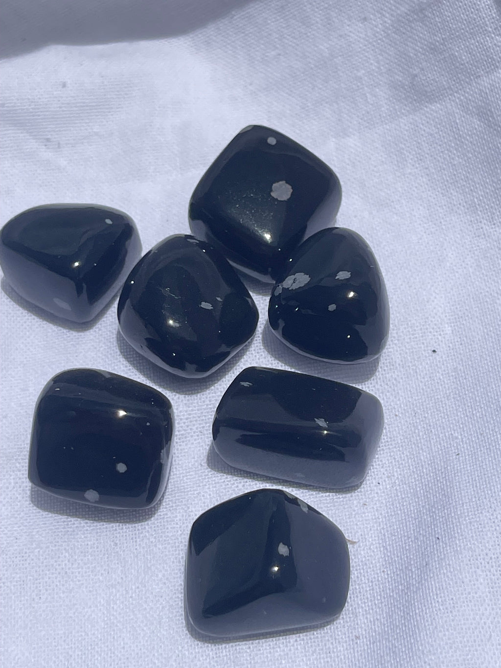 Snowflake Obsidian Tumble - jumbo