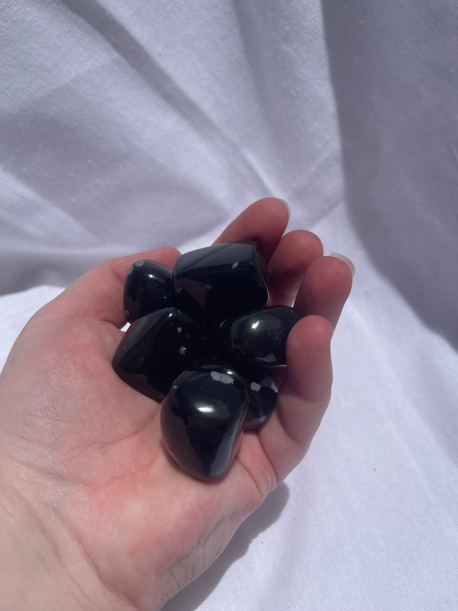 Snowflake Obsidian Tumble - jumbo