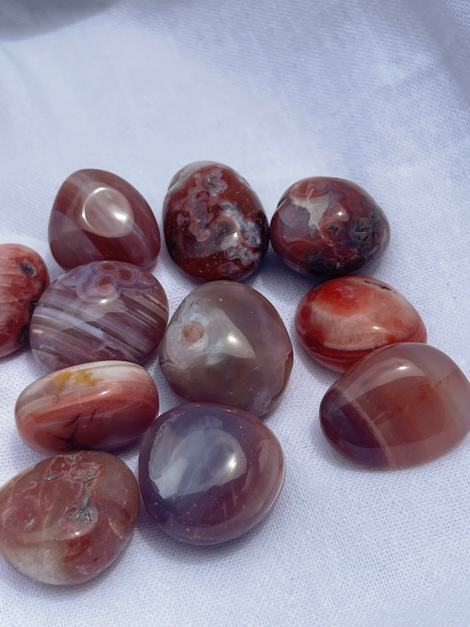 Carnelian Banded Tumble - jumbo