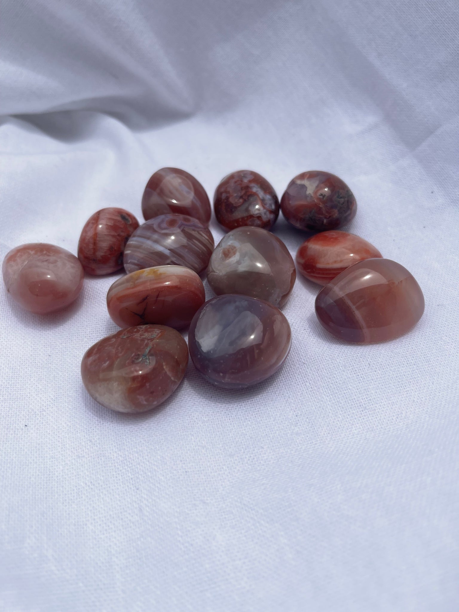 Carnelian Banded Tumble - jumbo