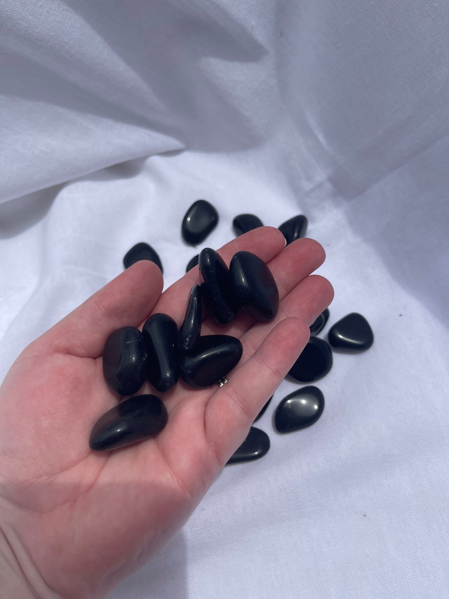 Black Obsidian Tumble - small