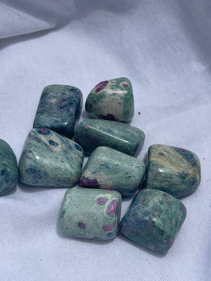 Fuchsite with Ruby Tumble - jumbo