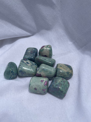 Fuchsite with Ruby Tumble - jumbo