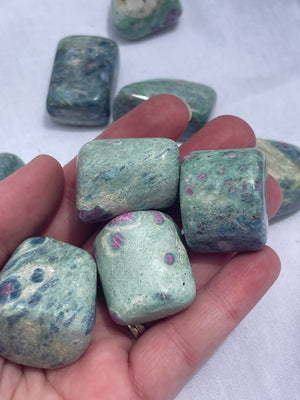 Fuchsite with Ruby Tumble - jumbo