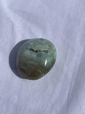 Green Moonstone Palm Stone